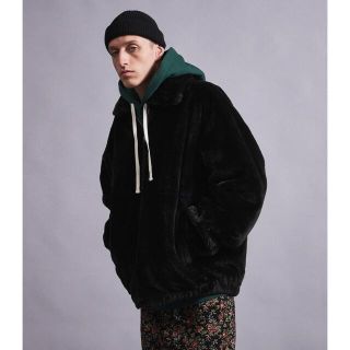 ビューティアンドユースユナイテッドアローズ(BEAUTY&YOUTH UNITED ARROWS)の美品 モンキータイム ファー ジップブルゾン(ブルゾン)