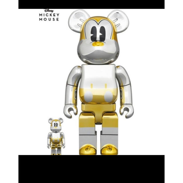 MEDICOM TOY(メディコムトイ)のBE@RBRICK FUTURE MICKEY 2021 100％ & 400％ ハンドメイドのおもちゃ(フィギュア)の商品写真