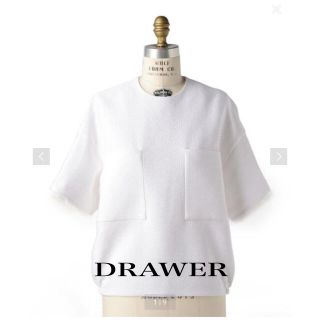 ドゥロワー ユナイテッドアローズ フリンジ Tシャツ カットソー 半袖 丸首
