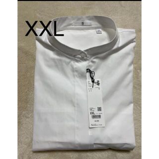 ユニクロ(UNIQLO)の新品　ユニクロ　ジルサンダー　スーピマコットンドルマンスリーブシャツ　XXL(シャツ/ブラウス(長袖/七分))