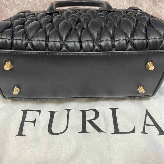 美品　FURLA フルラ PIN COMETA MINI ピン コメタ  黒 4