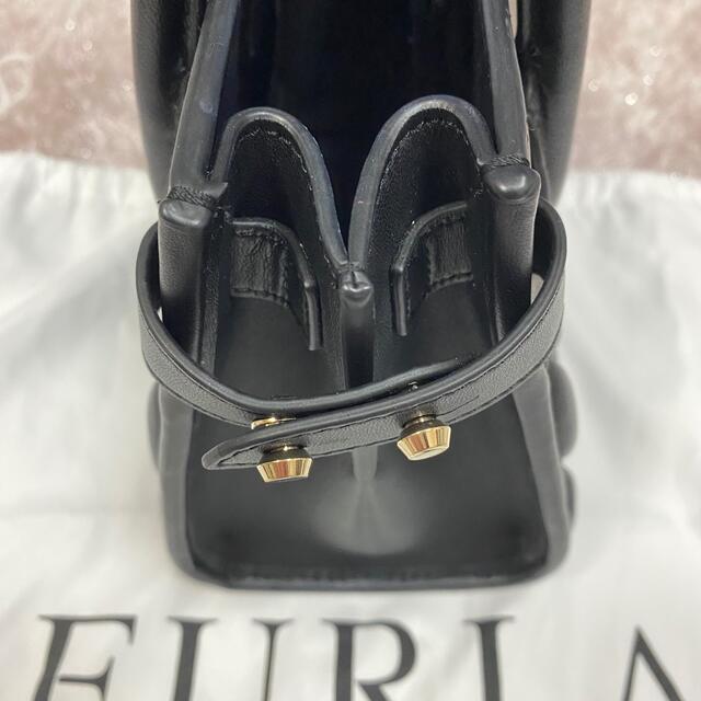 美品　FURLA フルラ PIN COMETA MINI ピン コメタ  黒 6