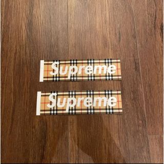 シュプリーム(Supreme)のsupreme Burberryステッカー シュプリーム バーバリー(その他)