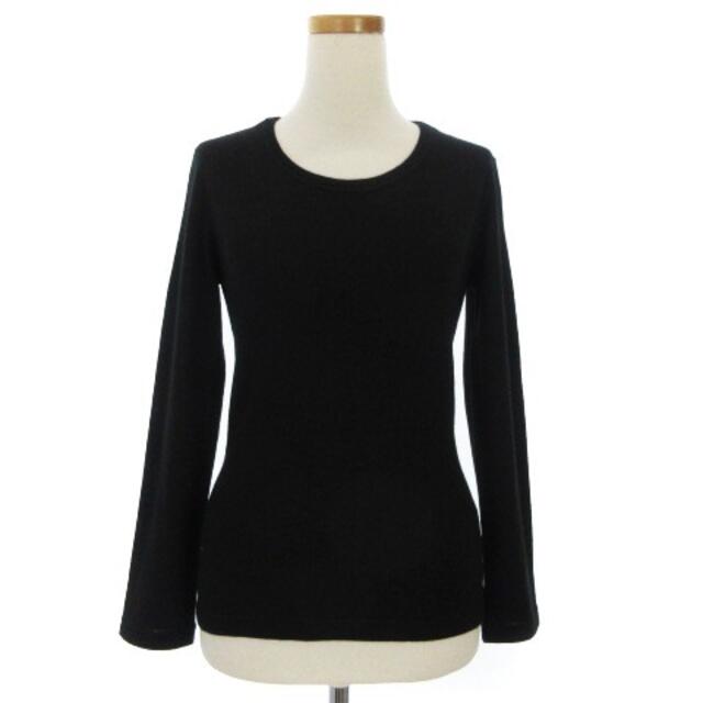 品質検査済 LORO PIANA - ロロピアーナ 近年 ニット セーター 薄手 長袖 カシミヤ100％ 黒 40 ニット+セーター