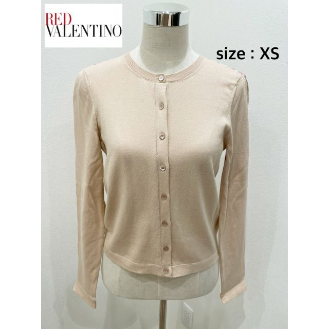 最終値下げ VALENTINO RED - VALENTINO＊カーディガン 【未使用に近い】RED カーディガン