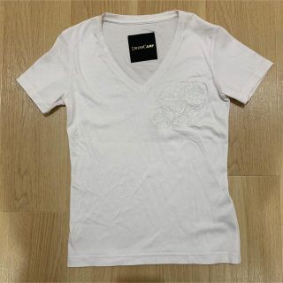 ドレスキャンプ(DRESSCAMP)のドレスキャンプ☆刺繍入りTシャツ/Vネック(Tシャツ(半袖/袖なし))