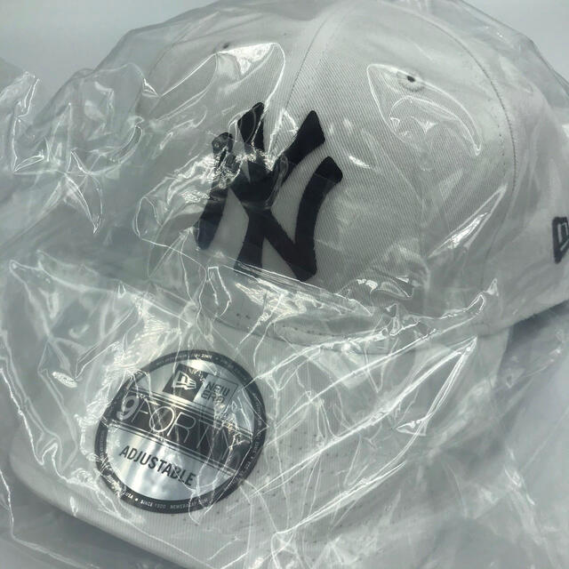 NEW ERA(ニューエラー)のニューエラ キャップ NY ヤンキース 白 ホワイト メンズの帽子(キャップ)の商品写真