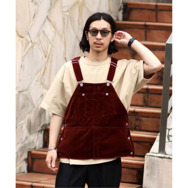 1LDK SELECT(ワンエルディーケーセレクト)のdoublet 21AW CUT OFF VELVET VEST ベスト メンズのトップス(ベスト)の商品写真