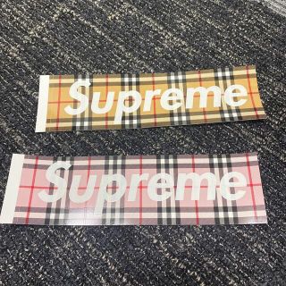 シュプリーム(Supreme)のシュプリーム　バーバーリー　ステッカー(ノベルティグッズ)