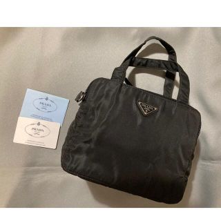 PRADA ショルダーバッグ　本革　ブラック　トートバッグ　プラダ　美品　多機能