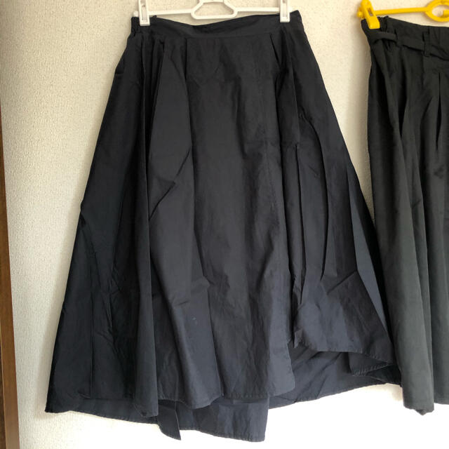Barak(バラク)のBARAK バラク　ロングスカート　黒　ワインレッド　フィッシュテール レディースのスカート(ロングスカート)の商品写真