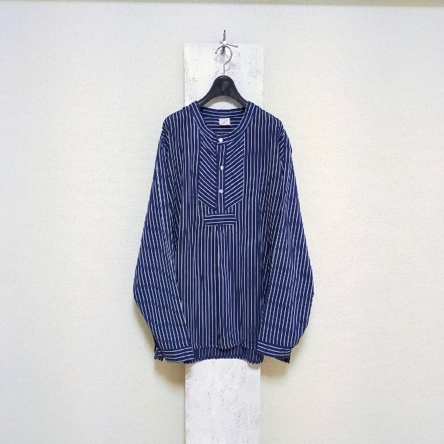 ANATOMICA(アナトミカ)のヴィンテージ　フィッシャーマンシャツ　デッドストック　L　ネイビー メンズのトップス(シャツ)の商品写真