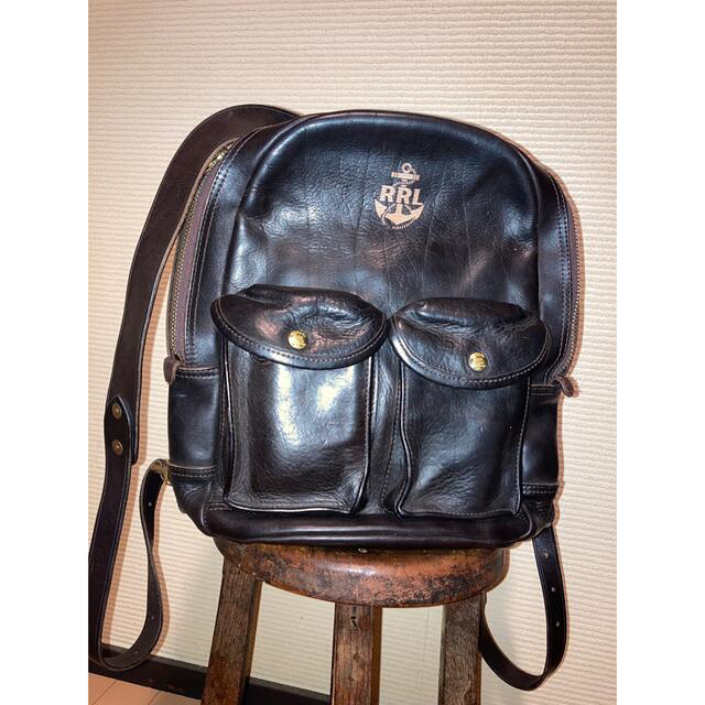 RRL - RRL レザー バッグパックの通販 by ウタマロ|ダブルアールエル