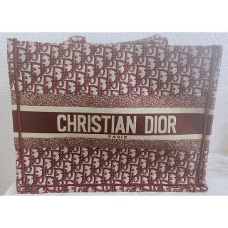 クリスチャンディオール(Christian Dior)のDIOR トート　レッド(トートバッグ)