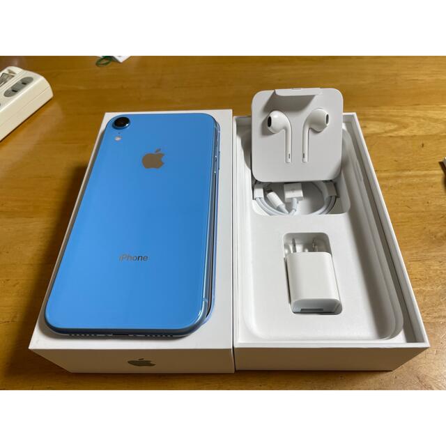 iPhone(アイフォーン)のiPhone XR Blue 64GB SIMロック解除済み スマホ/家電/カメラのスマートフォン/携帯電話(スマートフォン本体)の商品写真