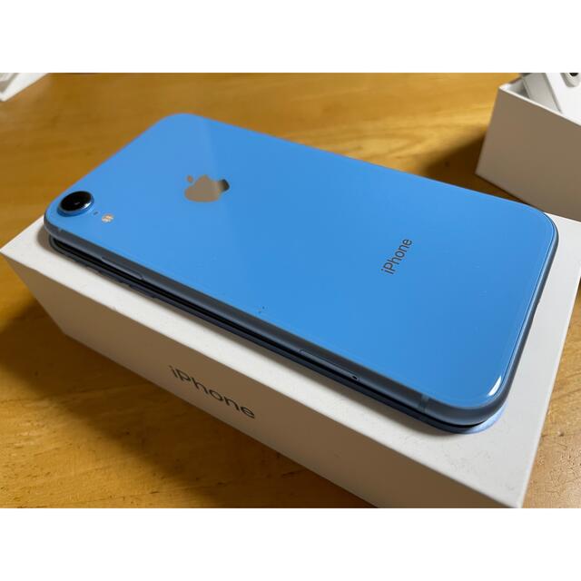 iPhone(アイフォーン)のiPhone XR Blue 64GB SIMロック解除済み スマホ/家電/カメラのスマートフォン/携帯電話(スマートフォン本体)の商品写真