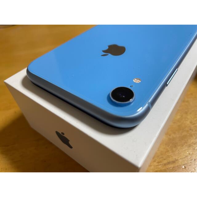iPhone XR ブルー 美品 64GB simロック解除済 即決大歓迎！