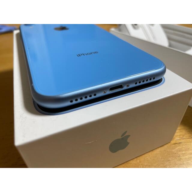 iPhone(アイフォーン)のiPhone XR Blue 64GB SIMロック解除済み スマホ/家電/カメラのスマートフォン/携帯電話(スマートフォン本体)の商品写真