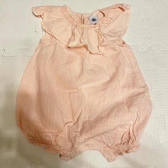 PETIT BATEAU(プチバトー)のプチバトー　74cm (12month) キッズ/ベビー/マタニティのベビー服(~85cm)(ロンパース)の商品写真