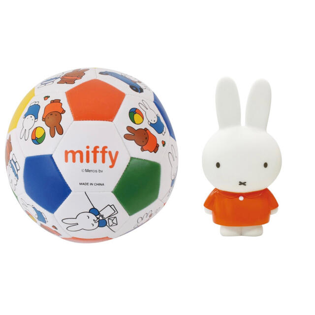 ミッフィー ふんわりサッカーボール ピュッピュマスコット miffy 新品