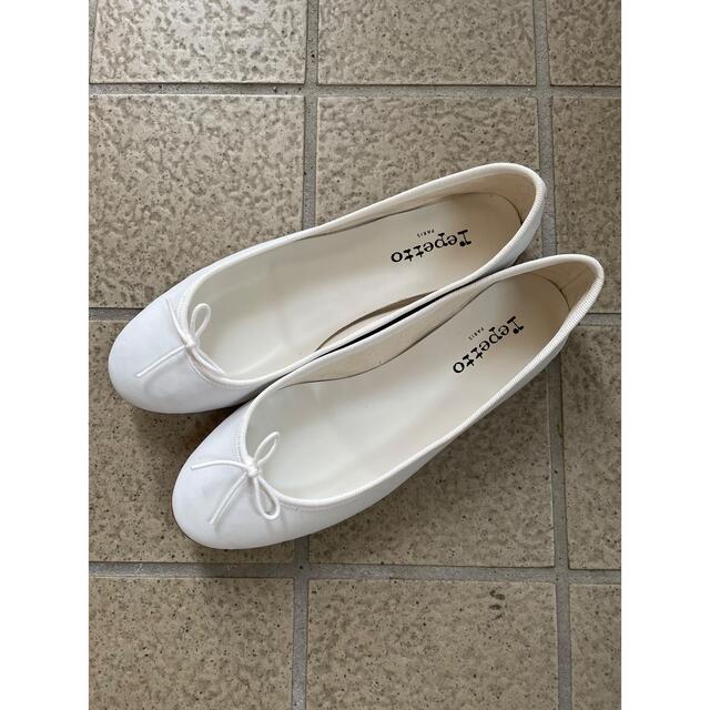 【お値引き不可】repetto レペット　サンドリオン　バレエシューズ　ホワイト