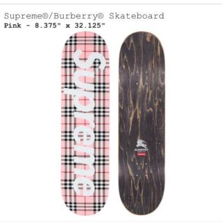 シュプリーム(Supreme)のSupreme®/Burberry® Skateboard(スケートボード)