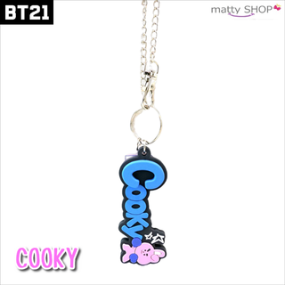 ボウダンショウネンダン(防弾少年団(BTS))のBT21 ラバーチャーム　キーチェーン　ストラップ　COOKY(キーホルダー)