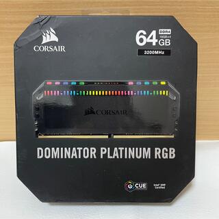★美品★CORSAIR／DOMINATOR PLATINUM RGB 64GB(PCパーツ)