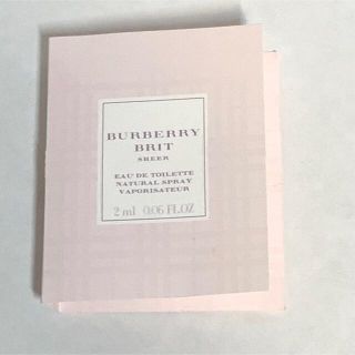 バーバリー(BURBERRY)のバーバリー　ブリット　シアー　2ml(香水(女性用))