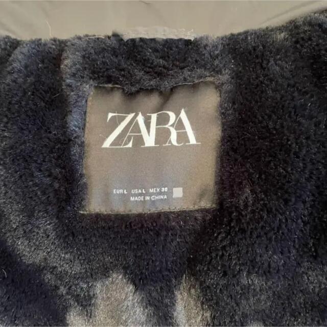 ZARA(ザラ)のZARA ダウンジャケット ロングコート Lサイズ レディースのジャケット/アウター(ダウンジャケット)の商品写真