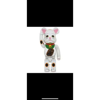 メディコムトイ(MEDICOM TOY)の BE@RBRICK 招き猫 銀メッキ 発光 1000％ (フィギュア)