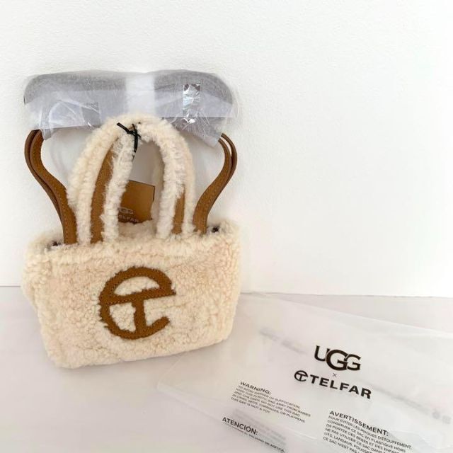 新作 Telfar UGG テルファー ショッピングバッグ スモール もこもこバッグ