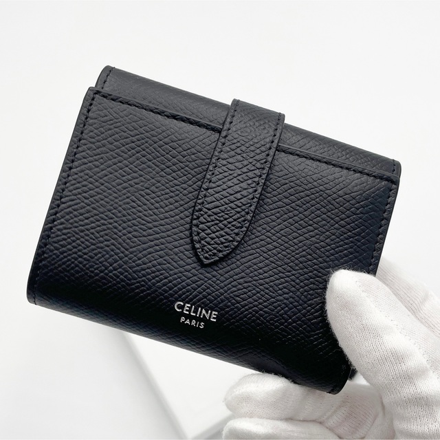 公式正規品 CELINE セリーヌ バイカラー スモールウォレット カーフ
