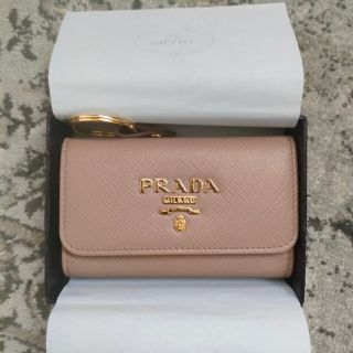 プラダ(PRADA)の美品◇PRADA　サフィアーノレザー キーケース(キーケース)