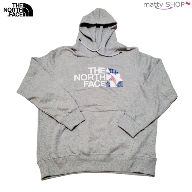 14 THE NORTH FACEパーカー グレー 裏起毛 XL 新品