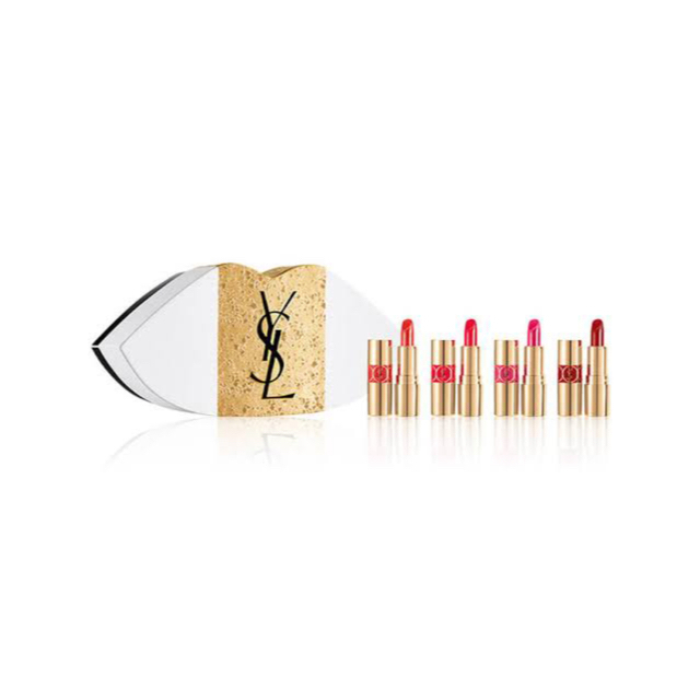 Yves Saint Laurent Beaute(イヴサンローランボーテ)のイヴ・サンローラン ノエルミニ リップボックスセット クリスマスコフレ 2021 コスメ/美容のキット/セット(コフレ/メイクアップセット)の商品写真