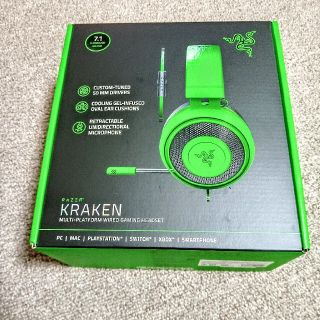 レイザー(Razer)の【新品未使用】Razer  KRAKEN 2019 GREEN(PC周辺機器)