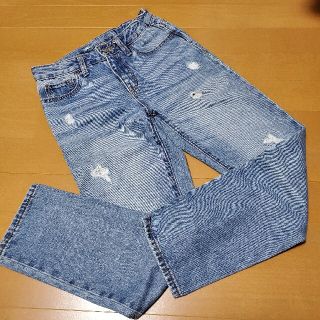 ギャップキッズ(GAP Kids)の美品 Gap kids  デニム 140 ガールフレンド(パンツ/スパッツ)