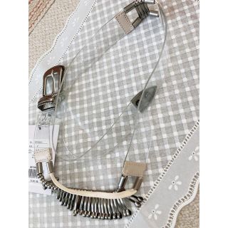 アメリヴィンテージ(Ameri VINTAGE)のAmeri vintage CLEAR METAL ANTIQUE BELT(ベルト)