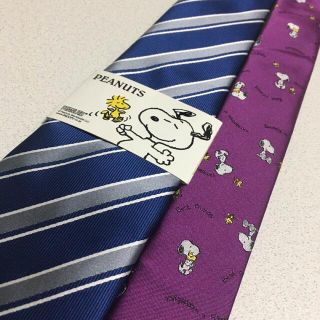 ピーナッツ(PEANUTS)のPEANUTS SNOOPY ネクタイ(タグ付き未使用)(ネクタイ)