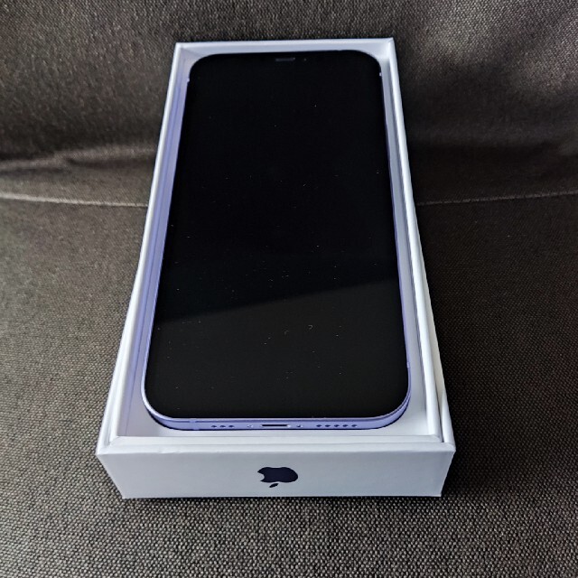 低価格 iPhone - 【新品未使用】iPhone12 本体 64GB 紫 SIMフリー スマートフォン本体