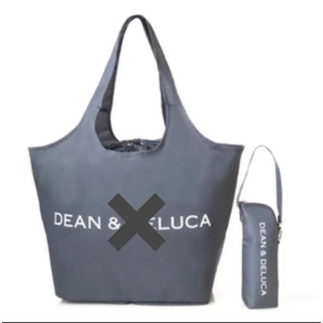 DEAN & DELUCA(ディーンアンドデルーカ)のDEAN＆DELUCA  ストラップ付き保冷ボトルケース　グレー　☆ インテリア/住まい/日用品のキッチン/食器(弁当用品)の商品写真