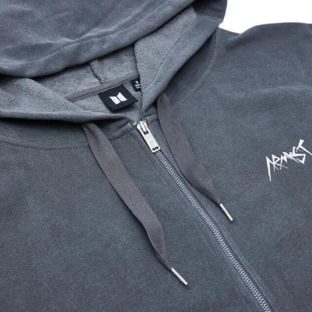 JUNG KOOK ARMYST ZIP-UP HOODY BLACK