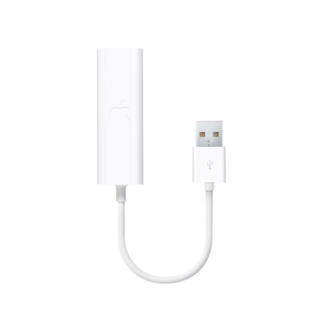 Apple(アップル)のApple USB Ethernetアダプタ スマホ/家電/カメラのPC/タブレット(PC周辺機器)の商品写真