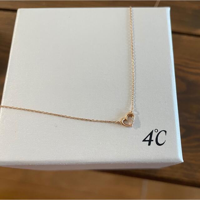 4℃(ヨンドシー)のRUGIADA ネックレス ダイヤモンド 美品 レディースのアクセサリー(ネックレス)の商品写真