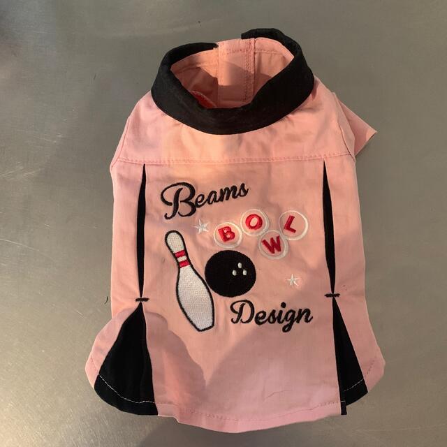 BEAMS DESIGN(ビームスデザイン)のbeams 犬服　ボーリングシャツ　xs その他のペット用品(犬)の商品写真