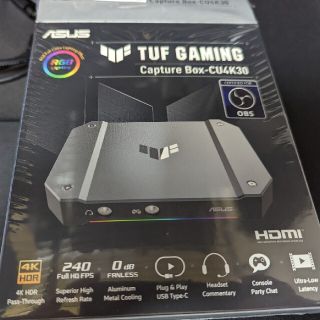 エイスース(ASUS)のTUF GAMING CAPTURE BOX-CU4K30(PC周辺機器)