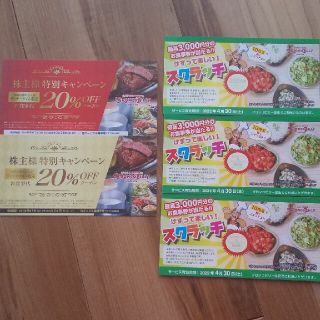 ブロンコビリー 優待券 クーポン 株主優待 商品券(レストラン/食事券)