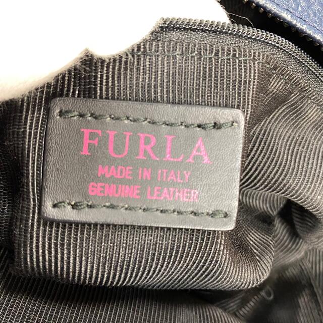 Furla(フルラ)の✨美品✨ FURLA フルラ　リュックサック　キャンバス　ネイビー レディースのバッグ(リュック/バックパック)の商品写真
