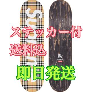 シュプリーム(Supreme)の★ステッカー付・送料込★Supreme Burberry Skateboard(スケートボード)